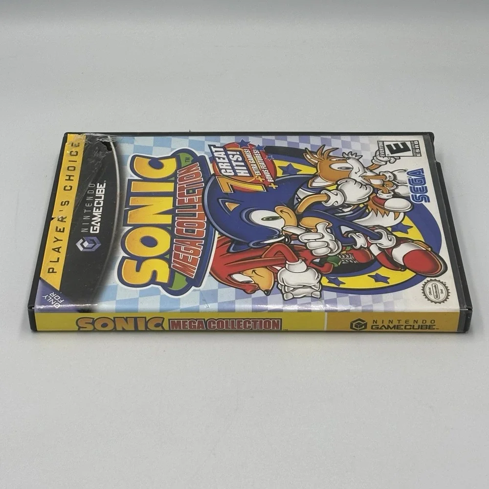 Sonic Mega Collection Nintendo GameCube Player's Choice 2002 CIB Untested T-136